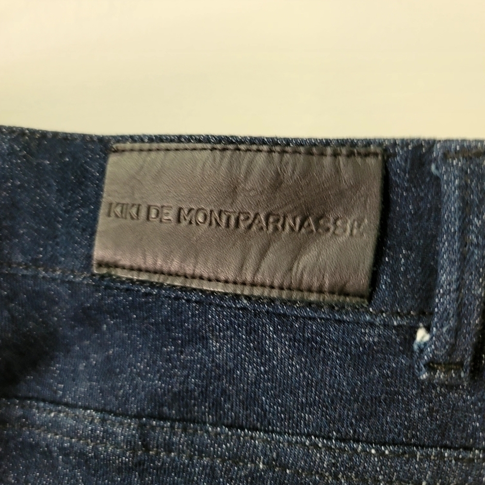Kiki de Montparnasse dark washed Classic mid rise Straight-Leg jeans - Picture 6 of 9